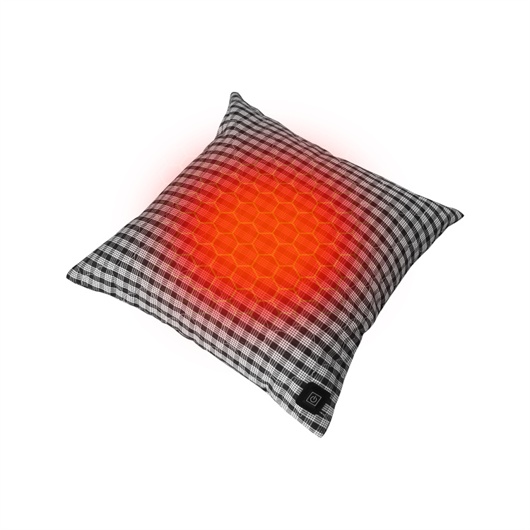Electric Heated Pillow Lumbar Support for Warm and Pain Relief MTECC018