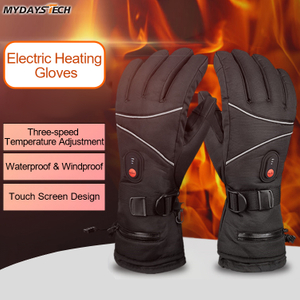 Touchscreen Waterproof Electric Heating Gloves for Winter Outdoor MTECG008