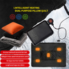 Heated Pillow Blanket 2 in 1 Blanket Zips Into A Pillow MTECB008