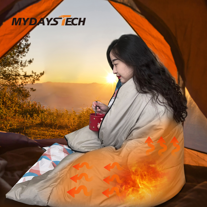 Wholesale Heated Sleeping Bag With Compression Bag MTECS002