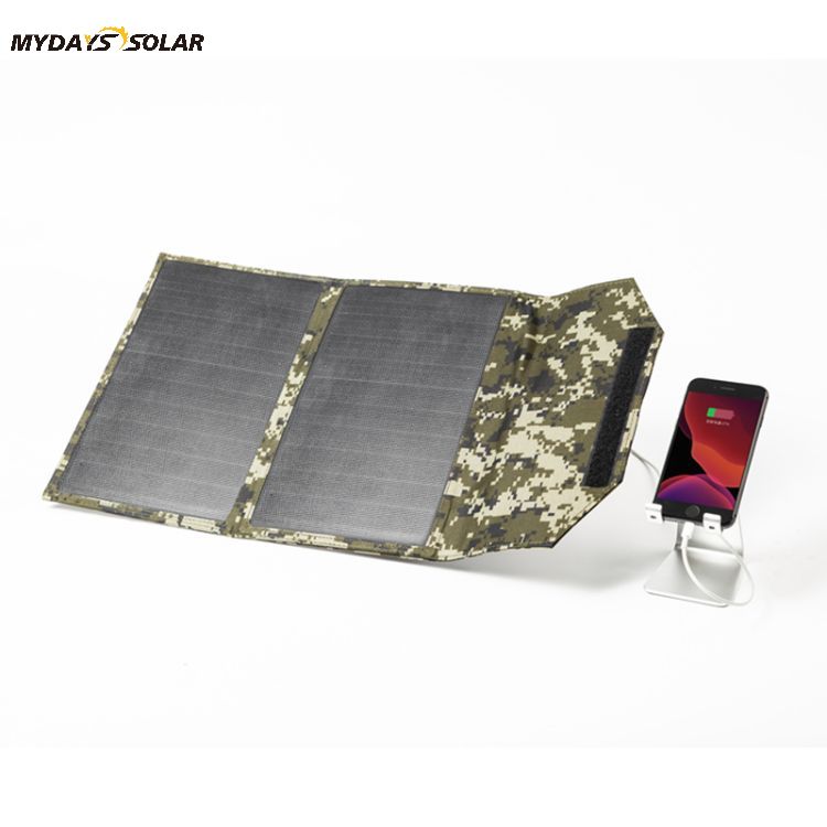 Waterproof Lightweight Dual USB Output Foldable Solar Panel Charger MSO-3