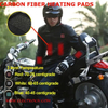 Winter Sports Motorcycle Gloves Carbon Fiber Heated Pads MTECE009