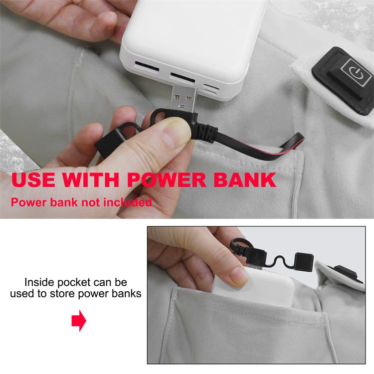 Respaldo de la cama con calefacción USB MTECZ003