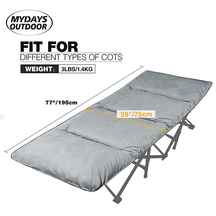 Custom Heating Portable Travel Camping Cots MTECB002