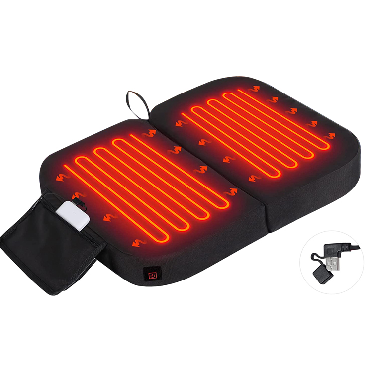 Portable Foldable Heated Stadium Cushion For Bleacher MTECC013