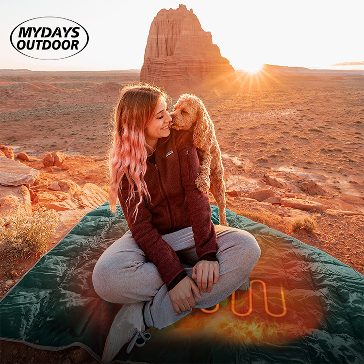 Custom USB Battery Power Camping Heating Blanket MTECB006