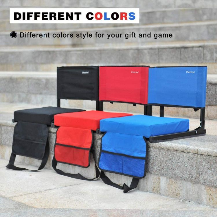 Custom Foldable Heated Stadium Seat With Strap MTECC010