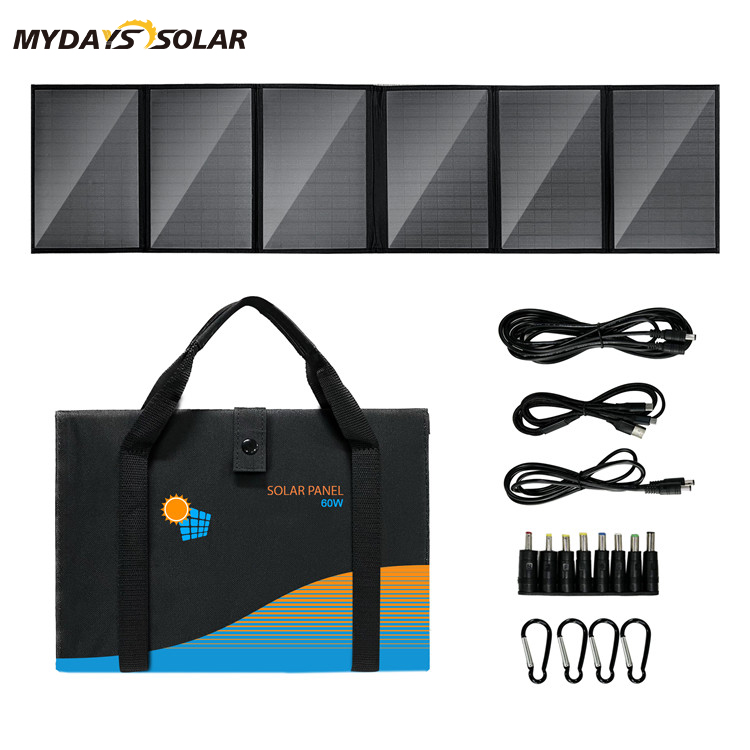60W High Conversion Rate Portable Solar Panel with USB MSO-248