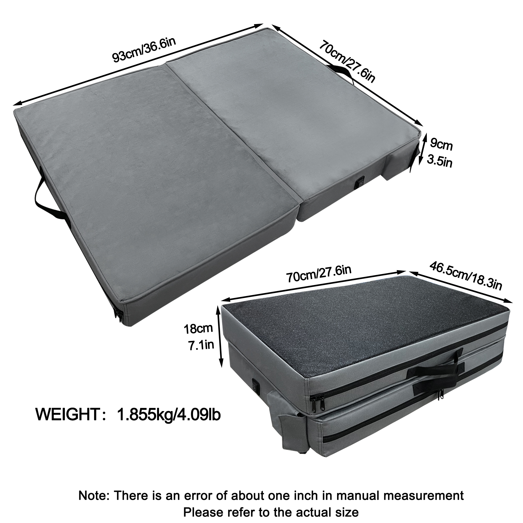 Składane podgrzewane łóżko podkładki dla zwierząt MTECP012