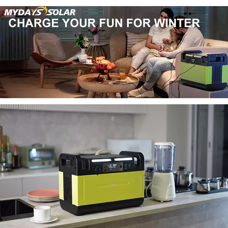 Lithium Batteri Litium Batteri i høj kapacitet 1500W bærbart kraftværk MSO-82