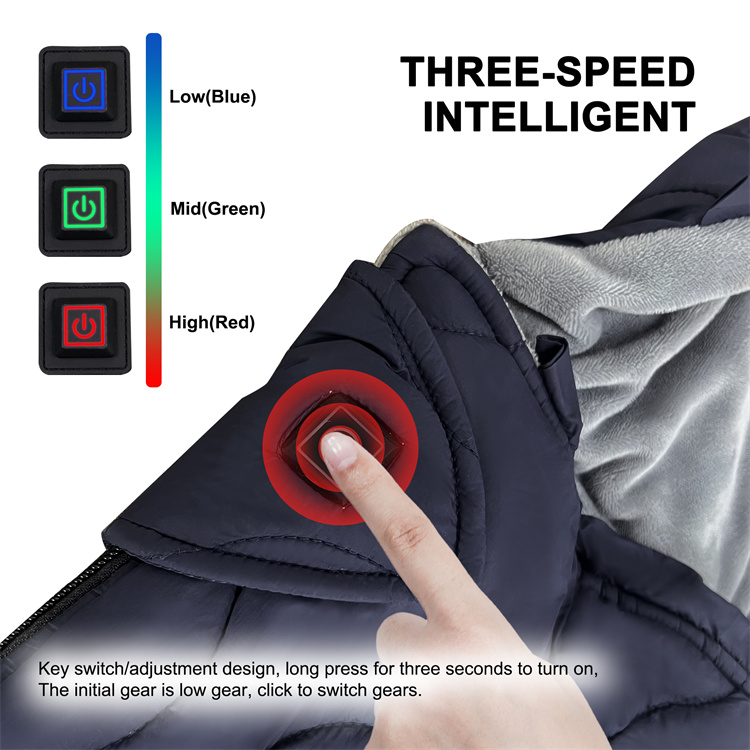 Custom Adjustable Temperature Heated Sleeping Bag MTECS001