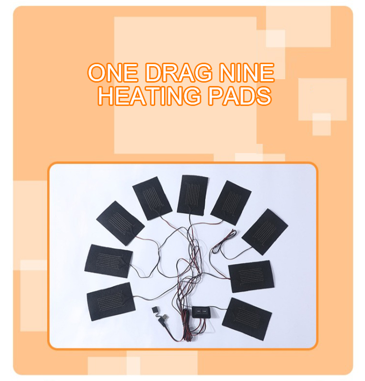 Custom USB Heated Pad Carbon Heating Element MTECE002