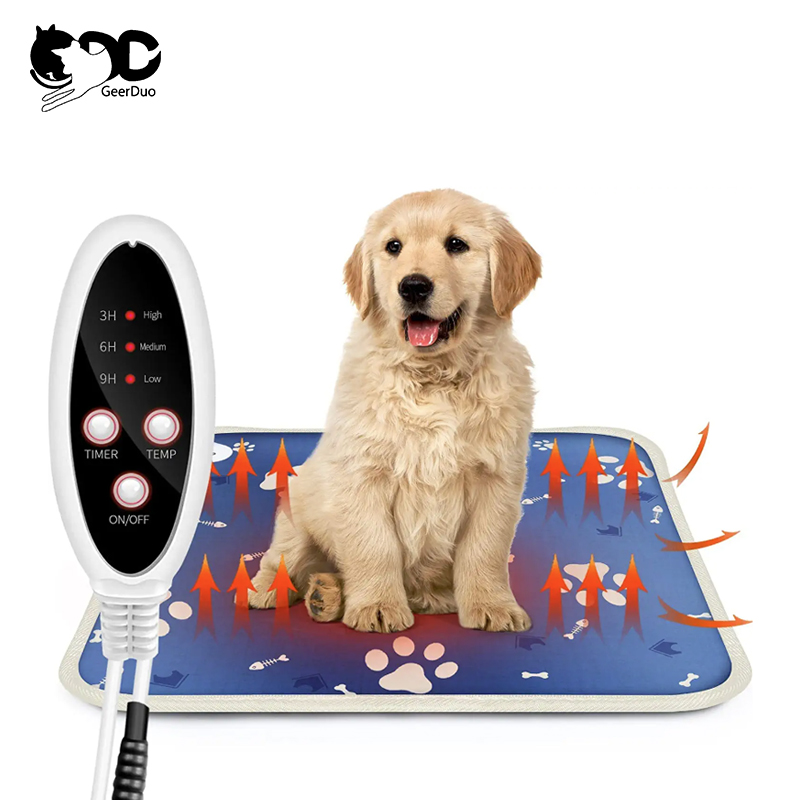 Waterproof Electric Pet Heating Pad For Dogs Cats With Timer MTECP001