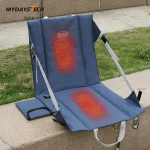 USB Power Heated Foldable Back Chair Pad MTECC015