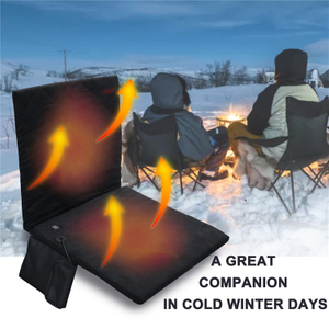 Heated Folding Seat Cushion with Backrest MTECC005