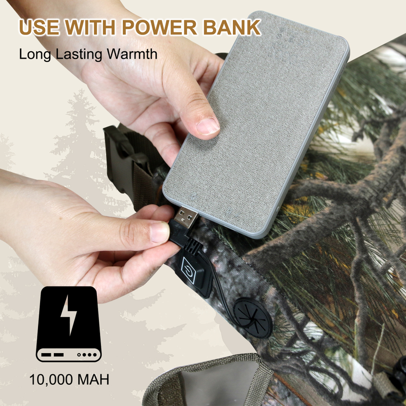 Camo Foam Mat Stadium Seat Cushion with Adjustable Strap MTECC002