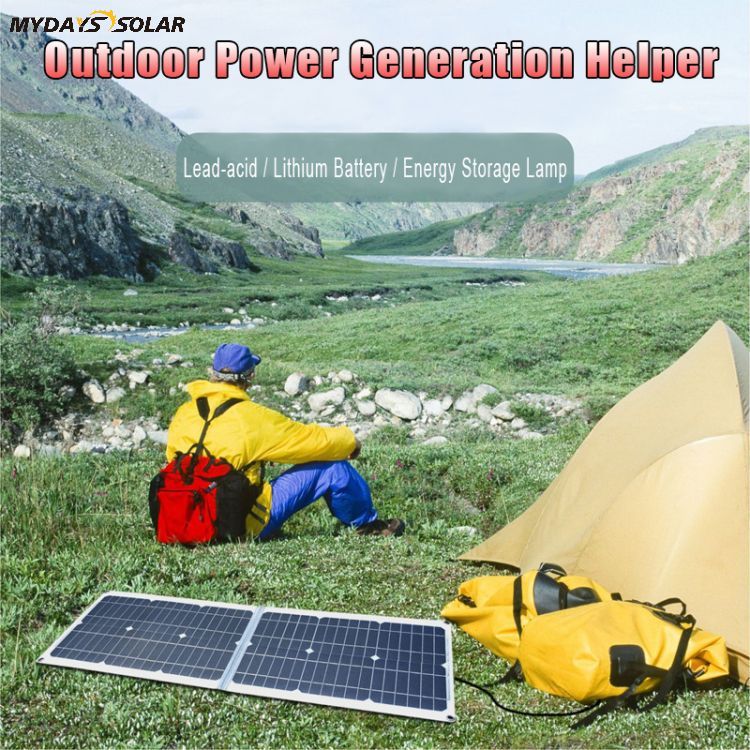 Portable Foldable 36W Solar Panel Combine Power Inverter MSO-15