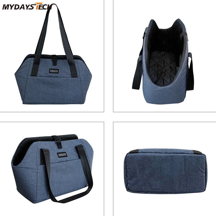 Heated Pet Carrier Bag Safety Features And Cushion Support Supplier MTECP004