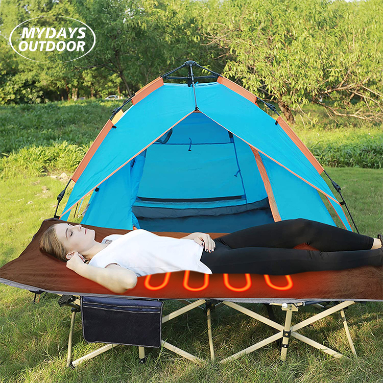 Custom Heating Portable Travel Camping Cots MTECB002
