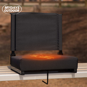 Foldable Portable Heated Stadium Seat Bleacher Chair MTECC009